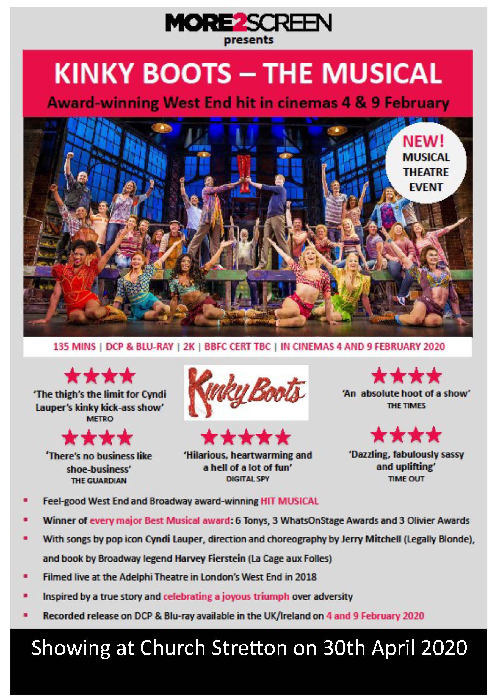kinky boots early poster